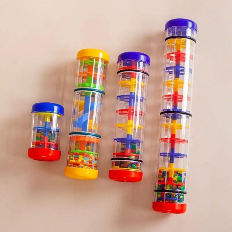 Rainmaker Baby Toy Rain Stick Musical Toys For Babies 1 2 3 Year Hand Shaker Rattles Toy Educational Instrument Toy For Children - NTKSTORE