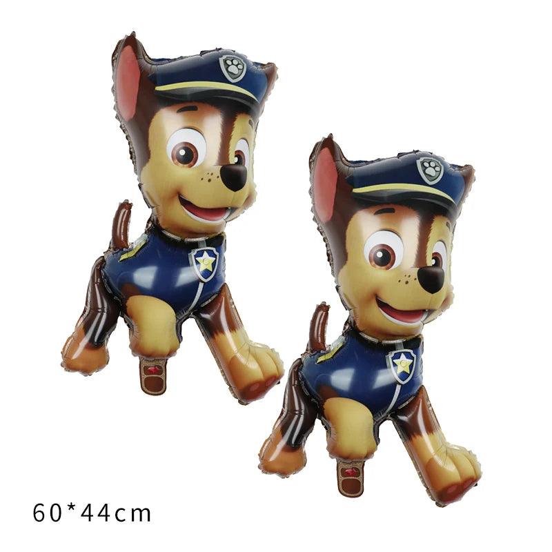 PAW Patrol Birthday Party Decorations Latex Aluminum Foil Balloons Disposable Tableware Kids Event Supplies Chase Marshall Skye - NTKSTORE