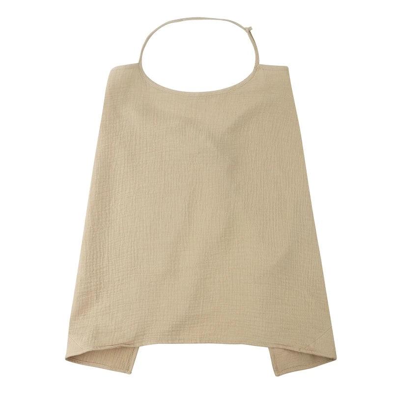 Breathable Maternity Breastfeeding Cover Cotton Gauze Baby Feeding Nursing Cover Privacy Breastfeeding Apron Stroller Blanket - NTKSTORE
