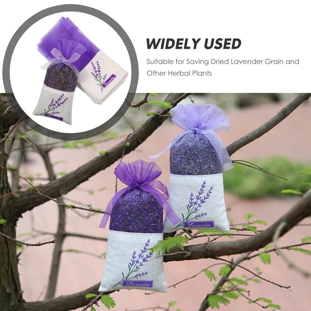 30pcs Empty Sachets Bag Flower Printing Lavender Fragrance Sachet Bags for Dry Flowers Storage Fragrance Lavender Sachet Bag - NTKSTORE