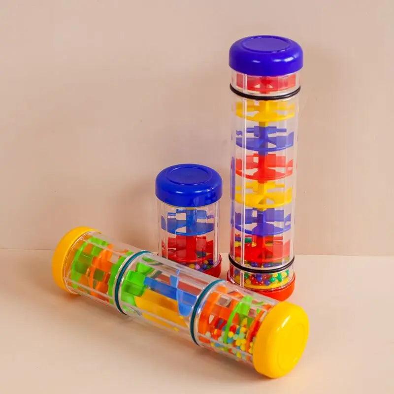 Rainmaker Baby Toy Rain Stick Musical Toys For Babies 1 2 3 Year Hand Shaker Rattles Toy Educational Instrument Toy For Children - NTKSTORE