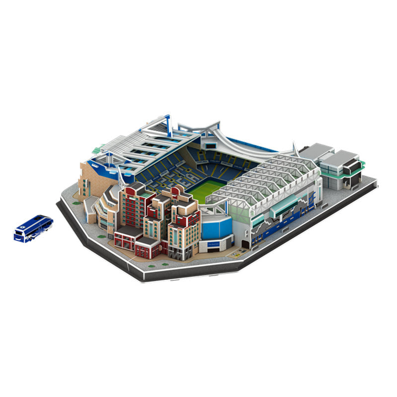 DIY Chelsea Stamford Bridge Football Stadium 3d Stereo Puzzle Model SZ - NTKSTORE