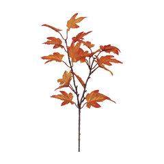 Artificial Leaves Kitchen Fall For Home Maple Stems Thanksgiving Leaves Outdoor Decor Branch Vase Flowers Artificial Tall - NTKSTORE