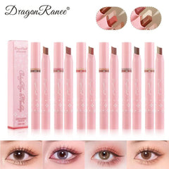 Dragon Ranee Pearl Glitter Two Color Gradient Eye Shadow Stick Three Dimensional Natural One Touch Molding Lazy Cosmetics Makeup - NTKSTORE