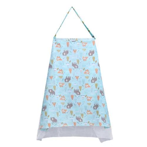 Mother Outing Breastfeeding Cover Cotton Baby Feeding Nursing Covers Adjustable Privacy Breastfeeding Apron Stroller Blanket - NTKSTORE