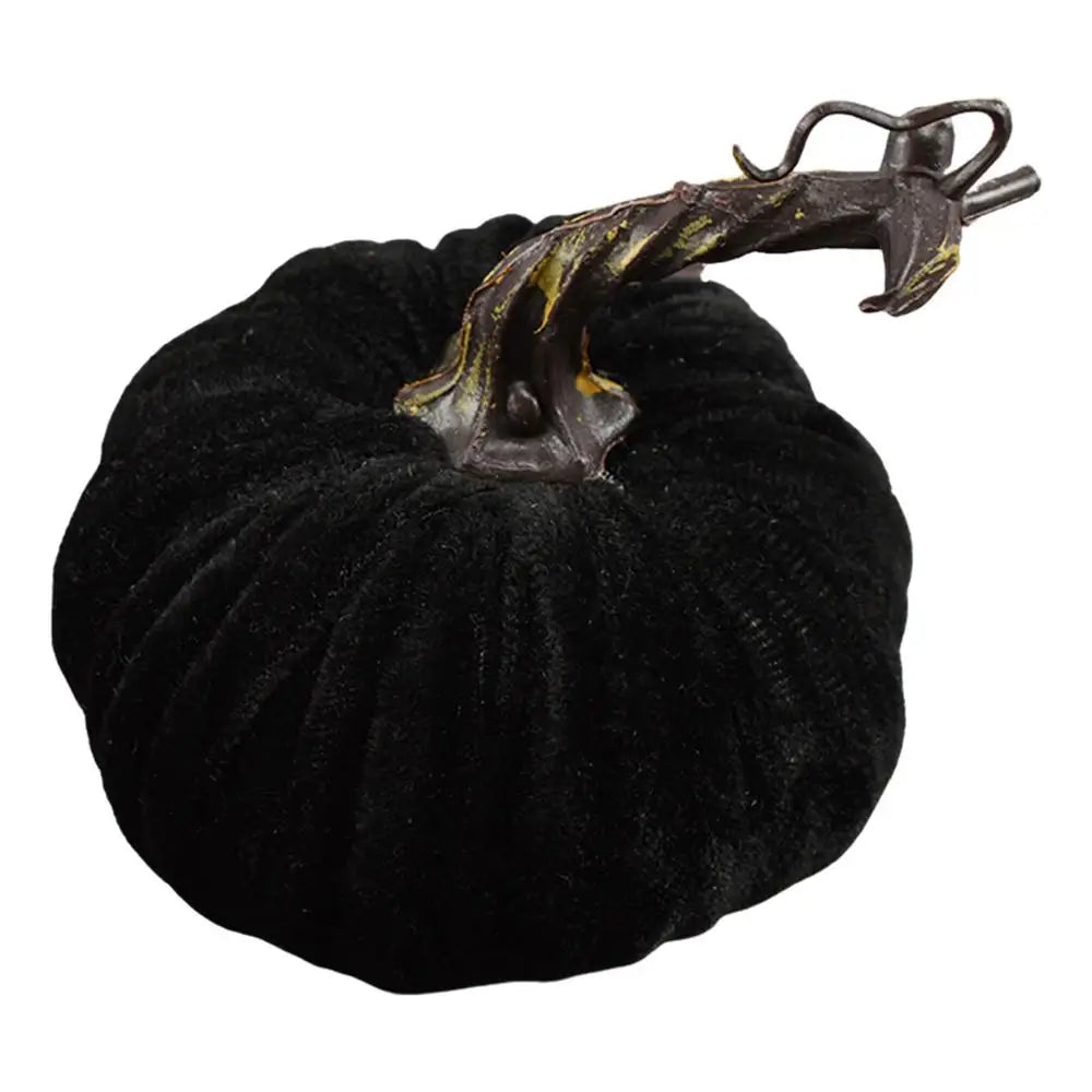 Fall Artificial Pumpkins Velvet Foam Pumpkin Thanksgiving Halloween Decoration Autumn Table Centerpiece Decorative Ornaments - NTKSTORE