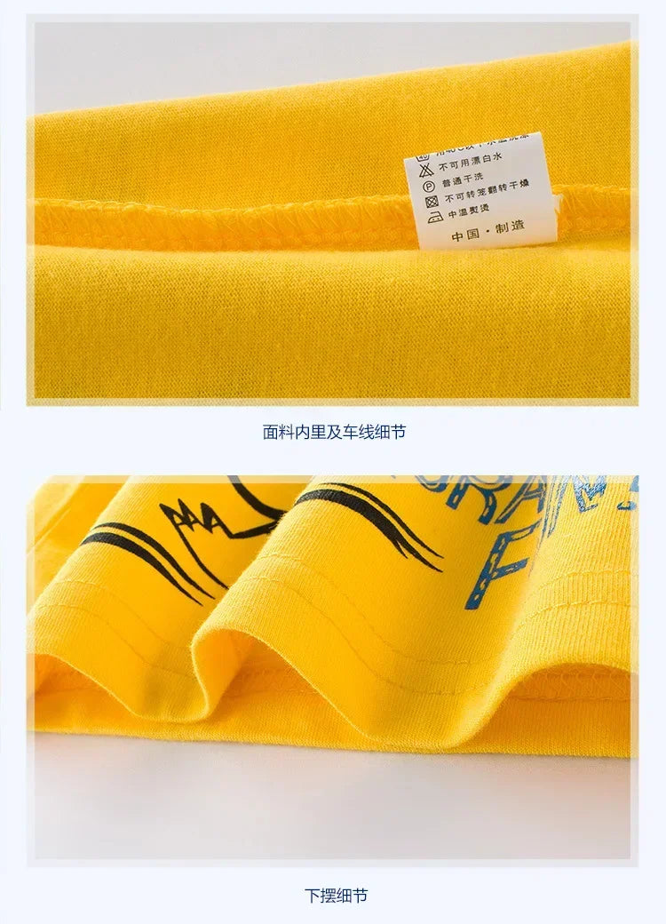 Children's Clothing Summer Edition Children's Clothing Boys T-shirt Summer Baby Short sleeved Sweatshirt - NTKSTORE