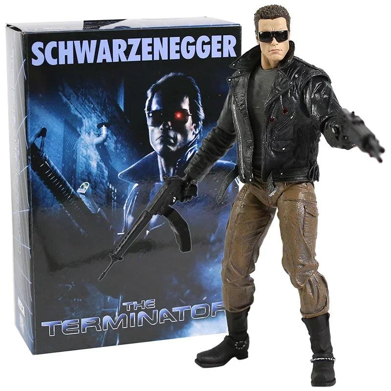 NECA Terminator 2: Judgment Day T-800 Arnold Schwarzenegger PVC Action Figure Collectible Model Toy 7" 18cm - NTKSTORE