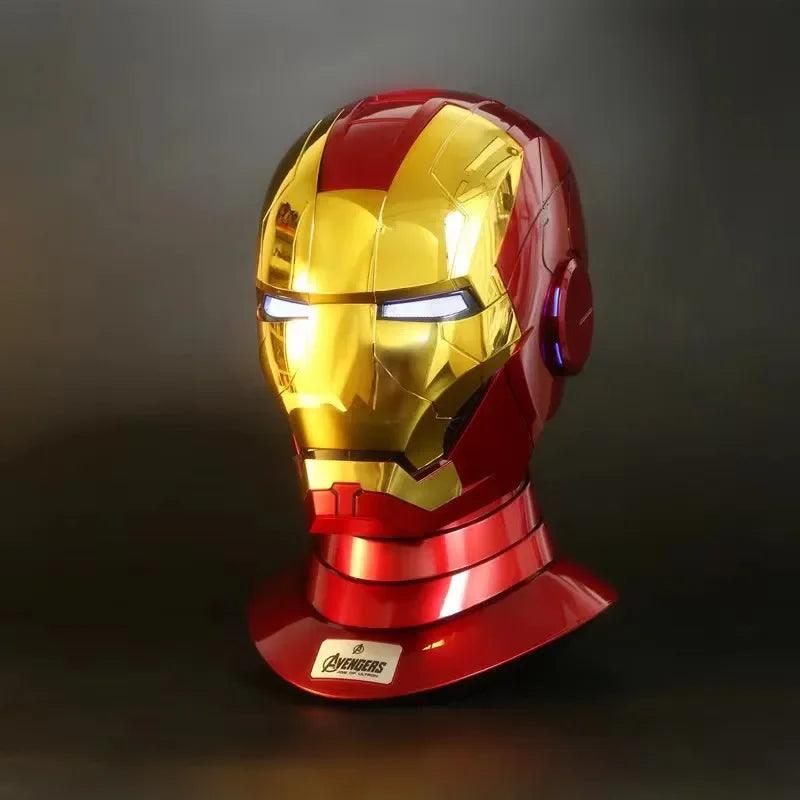 Iron Man 1:1 Mk50 Mk5 Helmet Voice Control Eyes With Light Avengers Electric Model Toys For Adult Technology Wearable Xmas Gift - NTKSTORE