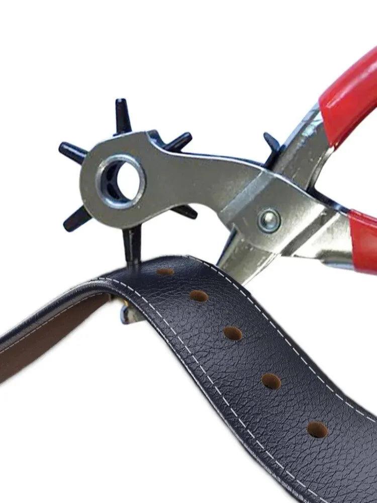 Leather Hole Punch Leather Tools Multifunctional Ordinary Carbon Steel Belt Puncher Punching Tool Belt Hole Puncher Crafts Tool - NTKSTORE