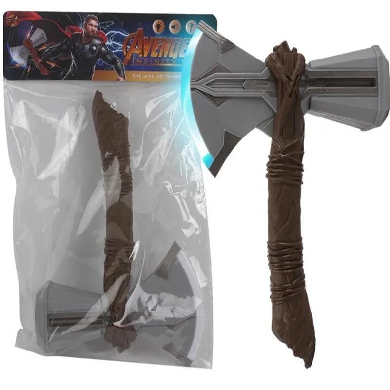 44cm Thor's Hammer Cosplay 1:1 Thunder Hammer Weapons Model Kids Gift Avengers Superhero Role Playing Captain America Iron Man - NTKSTORE