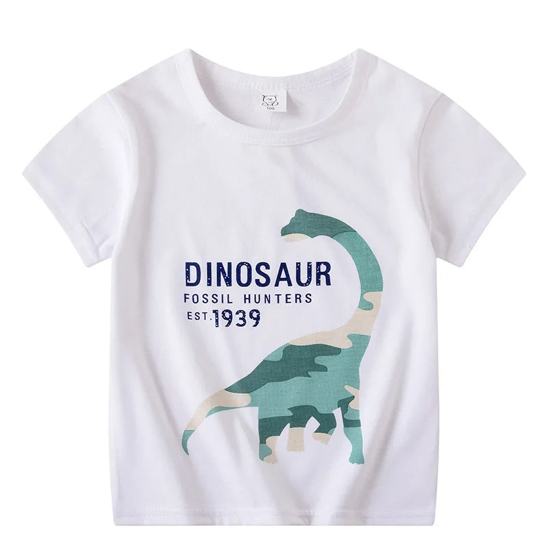 Children's Clothing Boys Girls T-Shirt Kids Clothes Cartoon Summer Tops Long Sleeve Baby Clothing Spring Cotton Ropa De Niña - NTKSTORE
