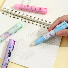 Creative Kuromi Melody Cinnamoroll Hello Kitty Press Eraser Anime Cartoon Kawaii Stationery Gift Office School Supplies - NTKSTORE