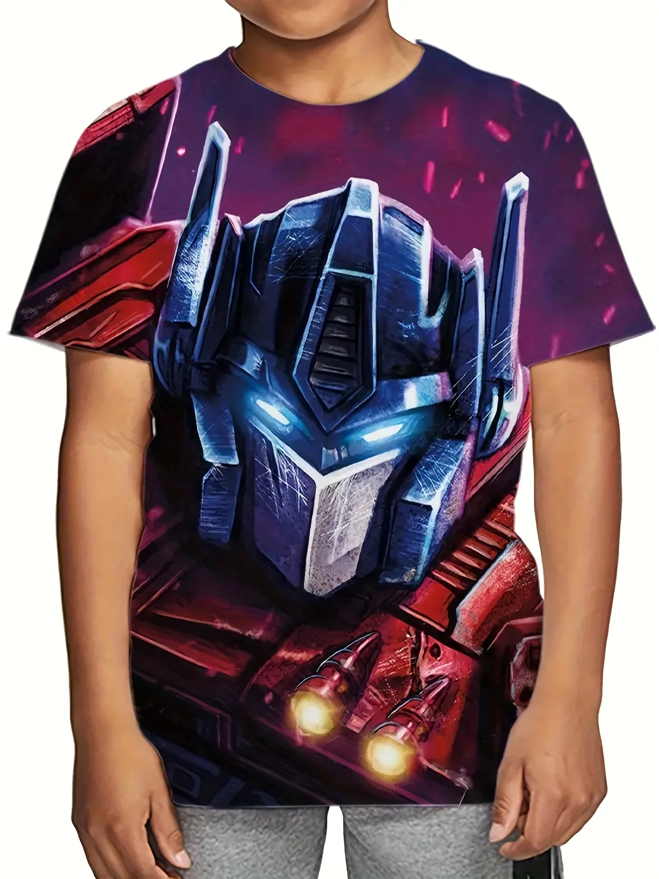 MINISO Summer New Children's Cartoon Print T-shirt 4-14 Year Old Boys Casual Top for Girls Clothing Boys Breathable T-shirt 2024 - NTKSTORE