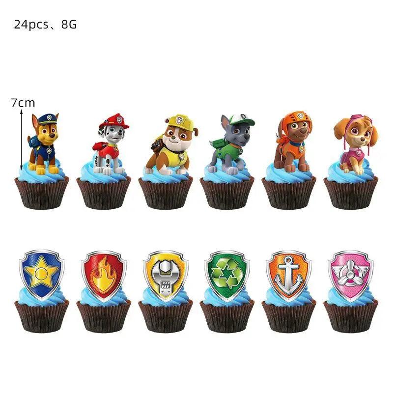 PAW Patrol Birthday Party Decorations Latex Aluminum Foil Balloons Disposable Tableware Kids Event Supplies Chase Marshall Skye - NTKSTORE