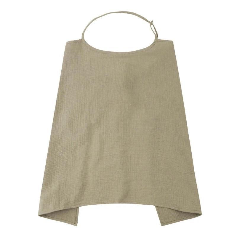 Breathable Maternity Breastfeeding Cover Cotton Gauze Baby Feeding Nursing Cover Privacy Breastfeeding Apron Stroller Blanket - NTKSTORE