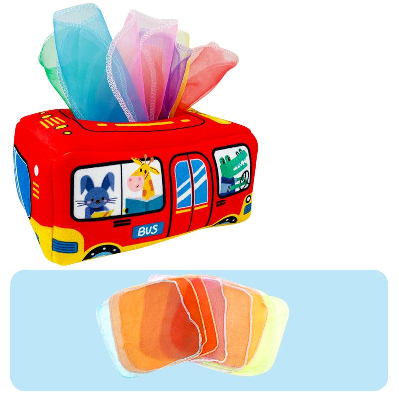 Montessori Toys Magic Tissue Box Baby Educational Learning Activity Sensory Toy for Kids Finger Exercise Busy Board Baby Game - NTKSTORE