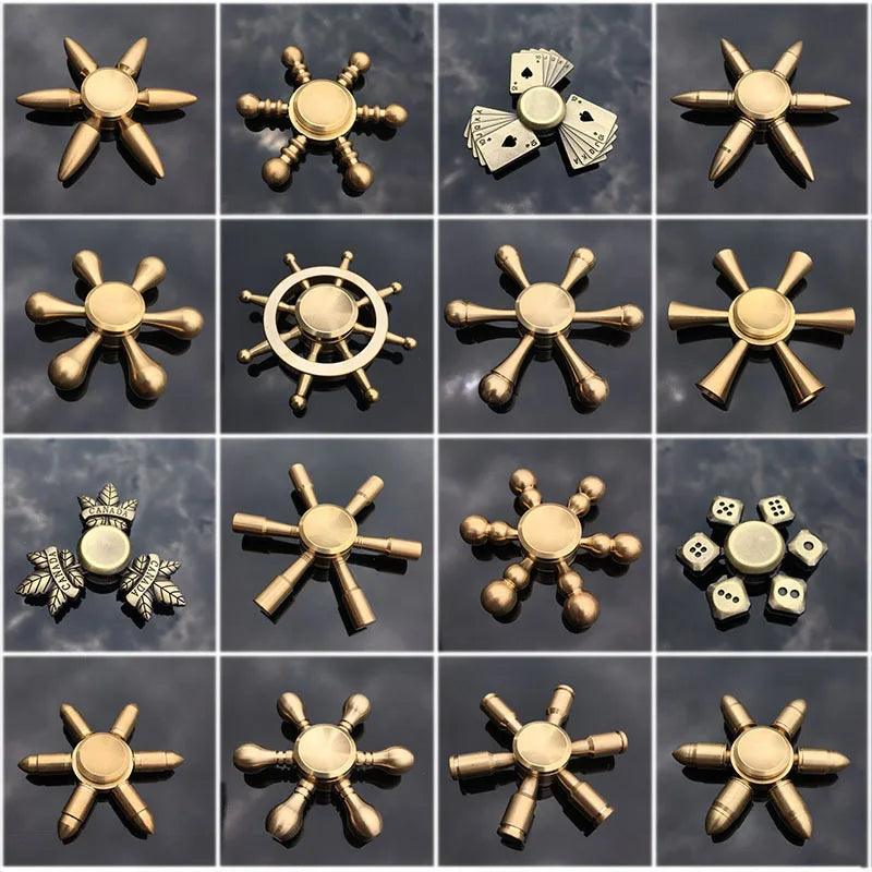 Rainbow Fidget Metal Spinner Colorful Finger Spinners High Speed Hand Spinners Fidget Toys for Stress Anxiety Relief for Adults - NTKSTORE