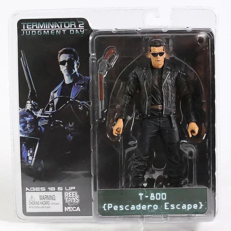 NECA Terminator 2: Judgment Day T-800 Arnold Schwarzenegger PVC Action Figure Collectible Model Toy 7" 18cm - NTKSTORE