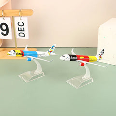 Diecast Metal Model Plane Toy A320 Azul Brazilian Airlines Air Miniature Replica Alloy Aircraft Model