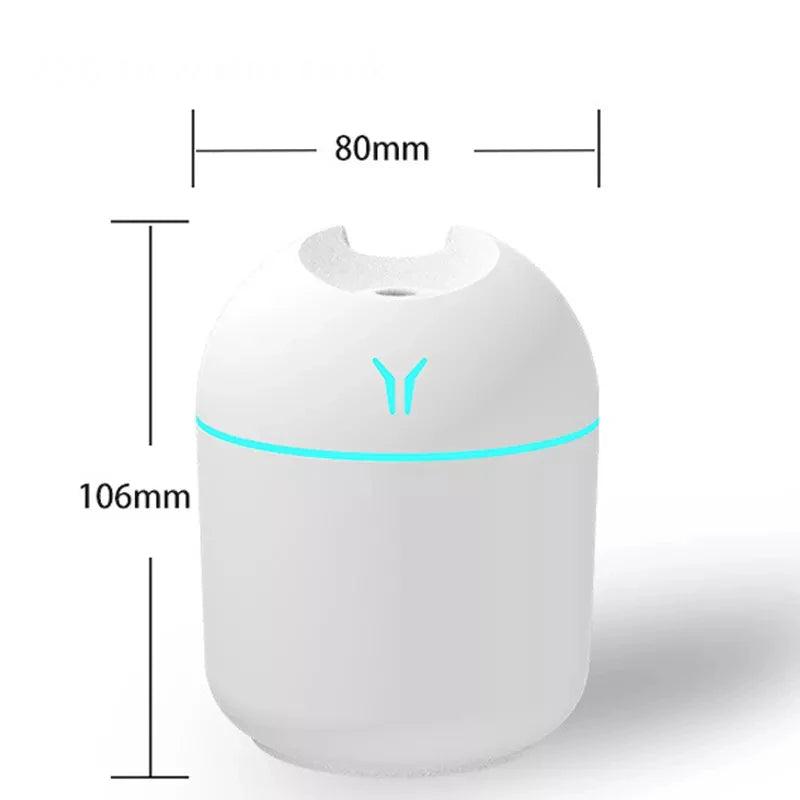 250ML Mini Aroma Oil Diffuser USB Essential Oil Atomizer Electric Air Humidifier With LED Night Lamp For Home Car - NTKSTORE