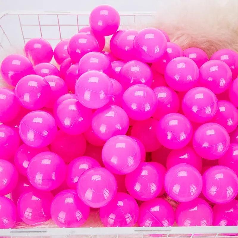 50pcs Water Pool Ocean Wave Balls Gifts Colorful Love Star - NTKSTORE