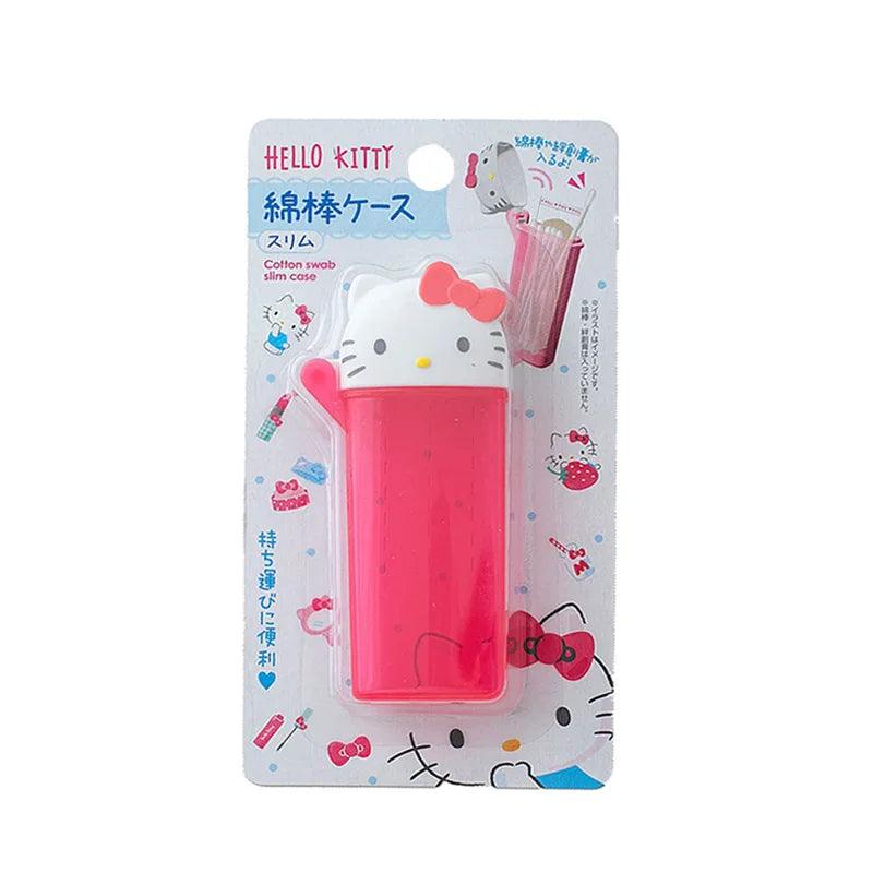 kitty mini toothpick tube kawaii anime kt cat portable travel makeup - NTKSTORE