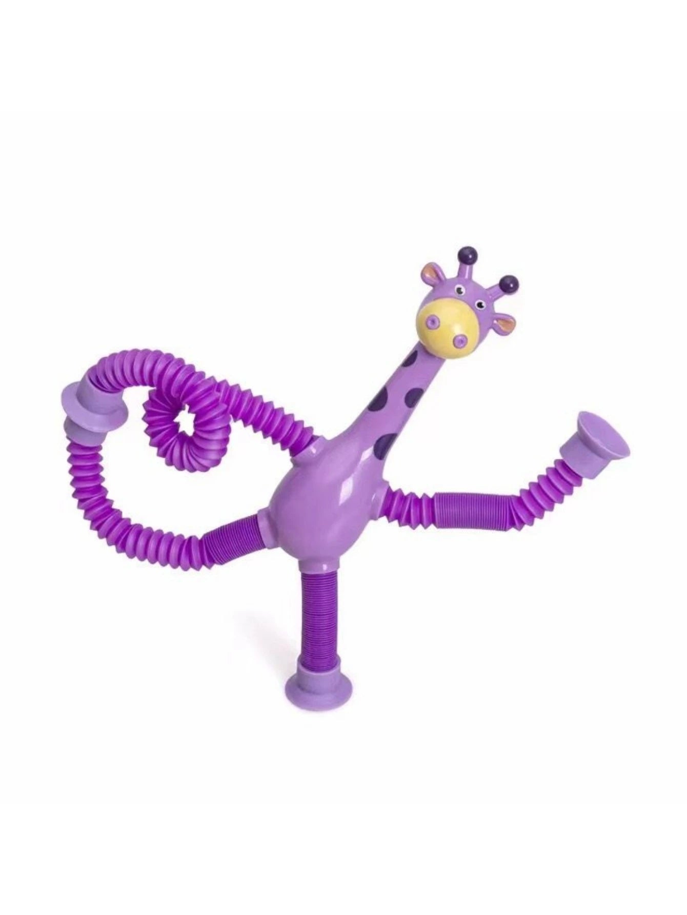 Suction cup giraffe telescopic and ever-changing luminous toy children's cartoon creative educational toy stretch telescopic