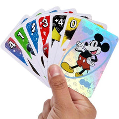 UNO Disney 100 Card Game for Kids, Featuring Disney Characters, Collectible Foil Card - NTKSTORE