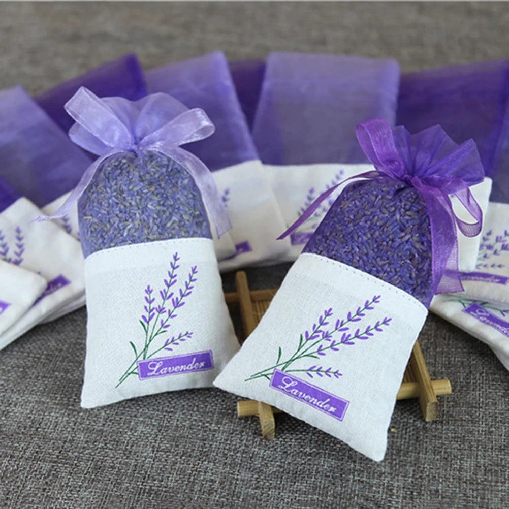 30pcs Empty Sachets Bag Flower Printing Lavender Fragrance Sachet Bags for Dry Flowers Storage Fragrance Lavender Sachet Bag - NTKSTORE