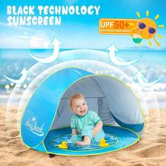 Baby Beach Tent Shade Pool UV Protection Sun Shelter Infant Outdoor Toys Swimming Pool Play House Tent Toys for Kids Children - NTKSTORE