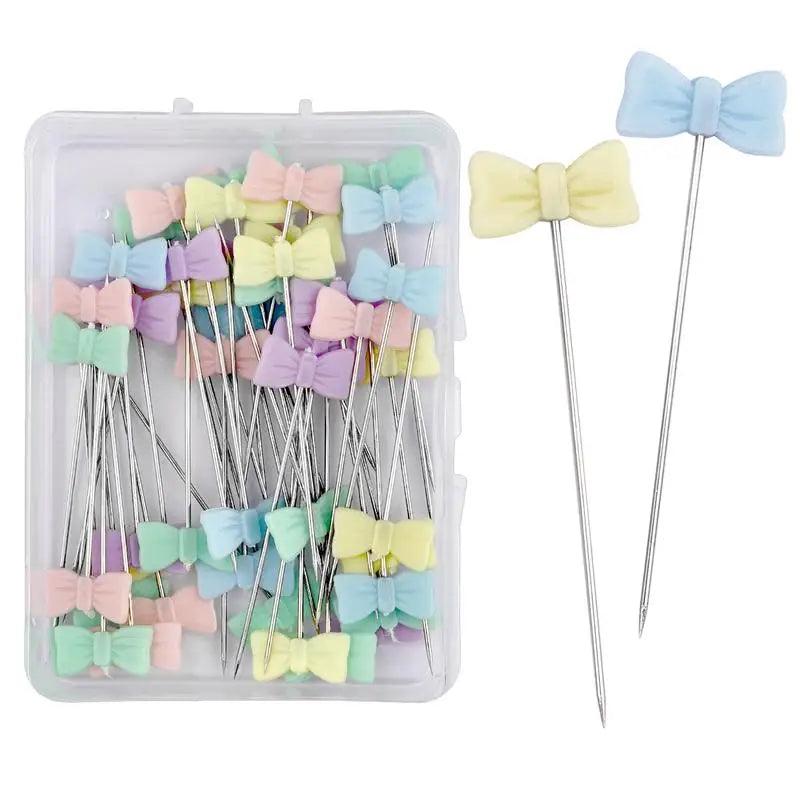 New Dressmaking Pins Embroidery Patchwork Tools Fixed Pin Button Pin Patchwork Pin For Sewing Positioning And DIY 50pcs/100pcs - NTKSTORE