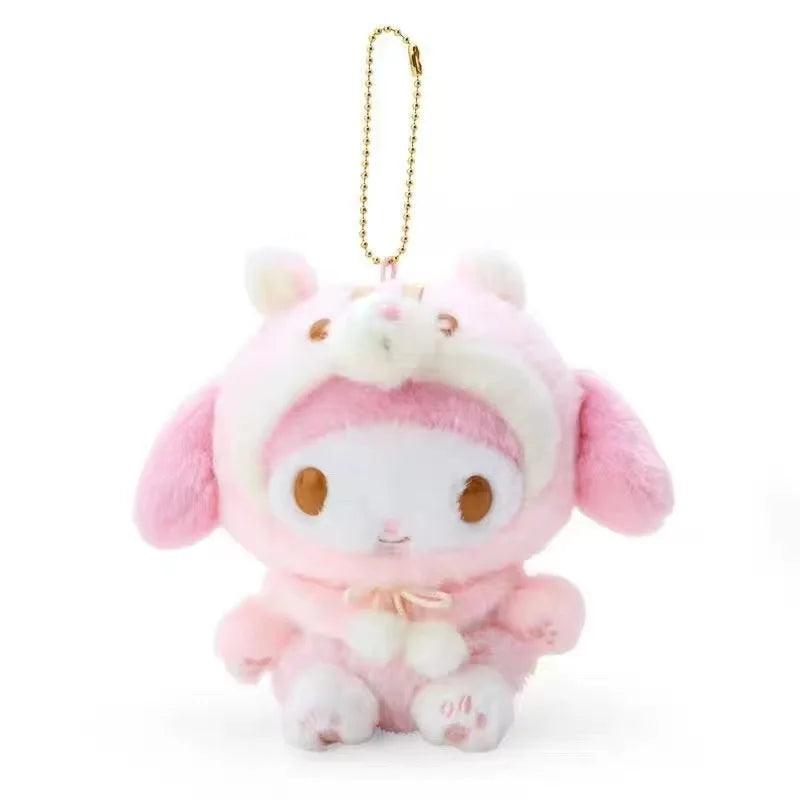 Sanrio Series Plush Toy My Melody Kuromi Plushie Cute Hello Kitty Cinnamoroll Plushie Pochacco Pendant Pompompurin Doll for Gift - NTKSTORE