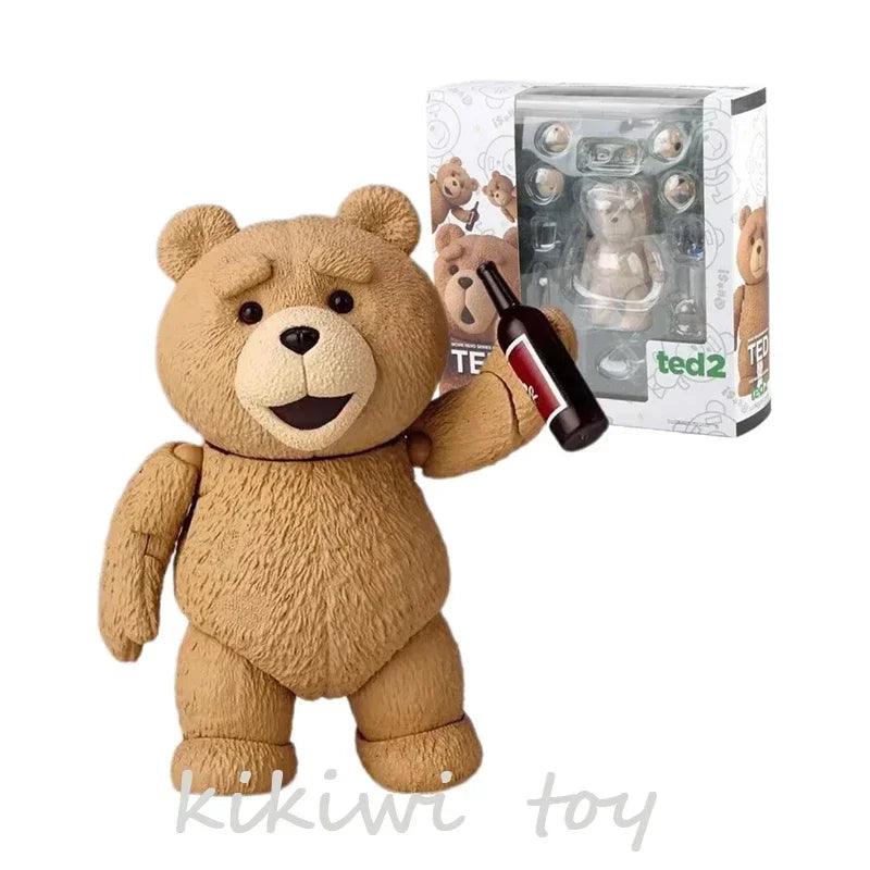 Anime Ted 2 Figure Bjd Ted Teddy Bear Action Figure Amazing Yamaguchi Revoltech No.006 Teddy Brick Figure Movie Model Doll Toys - NTKSTORE