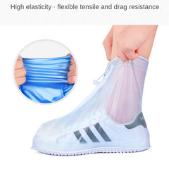 Silicone Waterproof Shoe Cover Unisex Shoes Protectors Rain Boots for Indoor Outdoor Rainy Reusable Quality non-slip shoe Cover - NTKSTORE