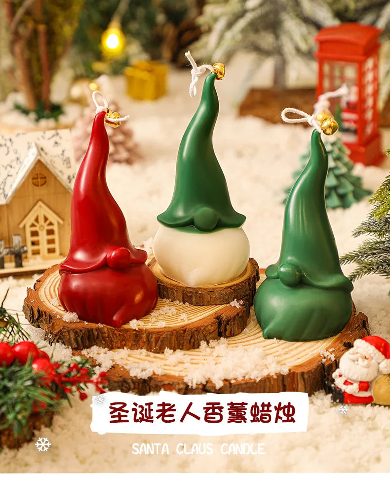 Santa Claus Candles Indoor Fragrance Gift Christmas Companion Creative Holiday Atmosphere Aromatherapy Gift