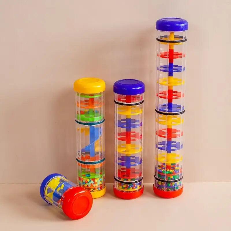 Rainmaker Baby Toy Rain Stick Musical Toys For Babies 1 2 3 Year Hand Shaker Rattles Toy Educational Instrument Toy For Children - NTKSTORE