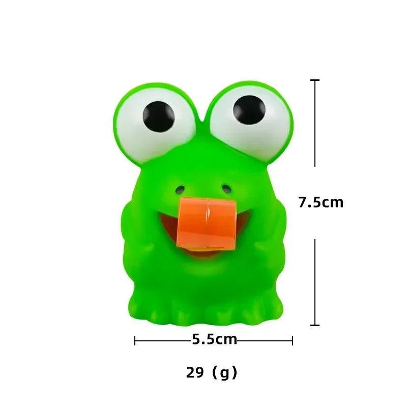 Children Creative Decompression Fidget Toys Pinch Frog Dinosaur Sticking Tongue Out Relieve Stress Toy Christmas Gifts For Kids - NTKSTORE