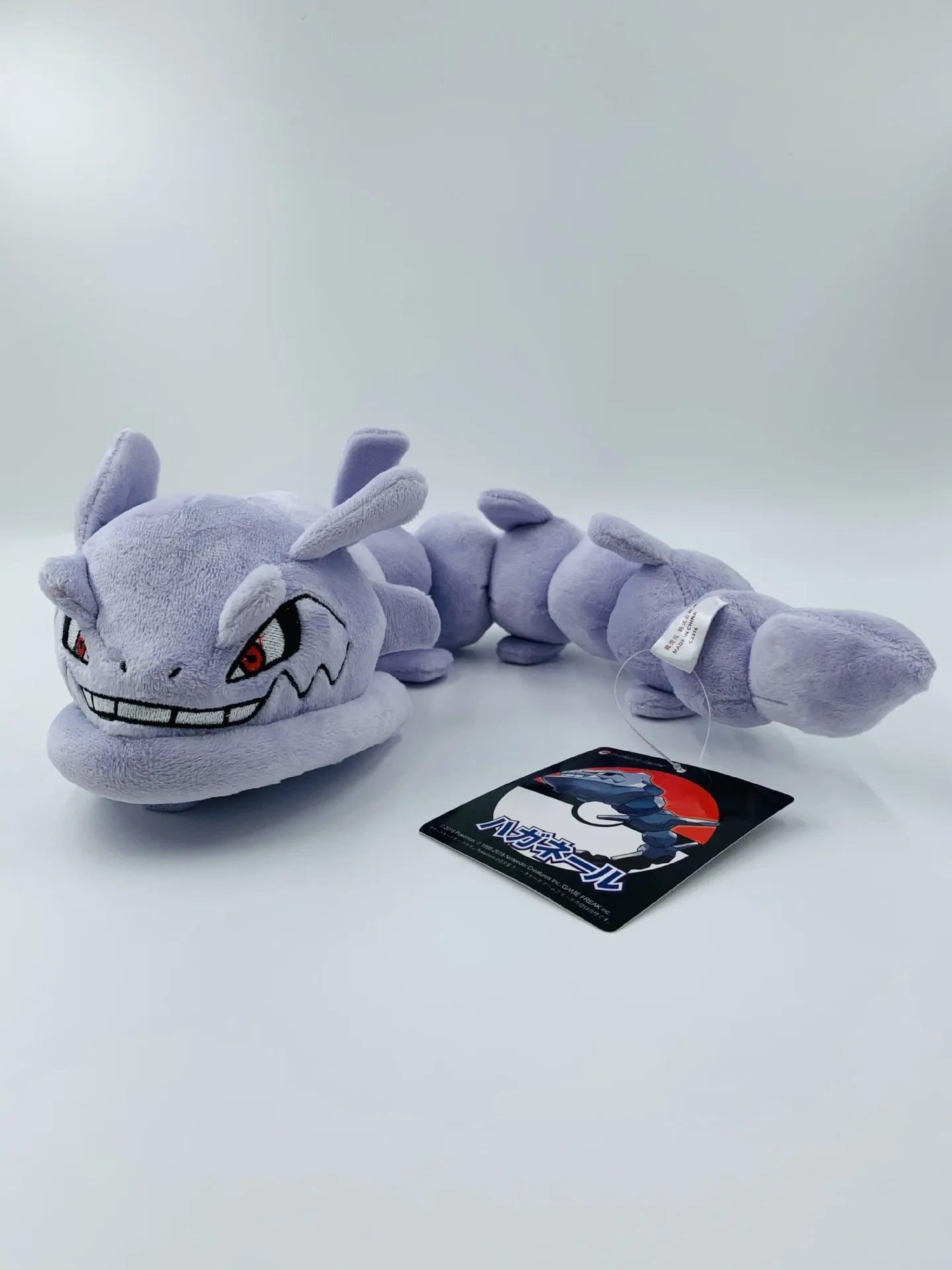 30cm Pokemon Kawaii Steelix Plush Toys Dolls Bendable Snake Shape Stuffed Toys Birthday Gifts - NTKSTORE