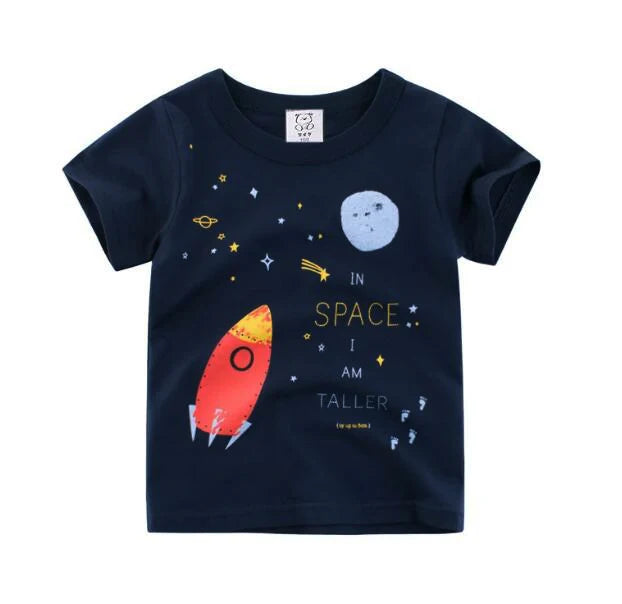 Children's Clothing Boys Girls T-Shirt Kids Clothes Cartoon Summer Tops Long Sleeve Baby Clothing Spring Cotton Ropa De Niña - NTKSTORE