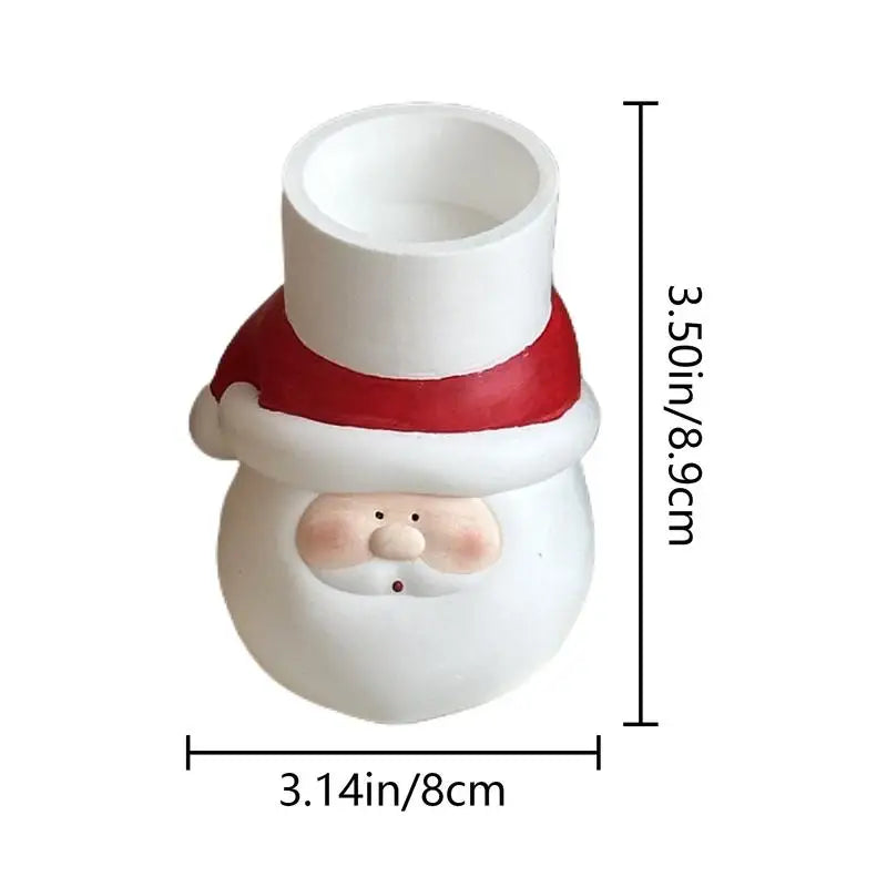 Santa Claus Tealight Holder Tealight Candle Christmas Holder Santa Claus Stand Home Seasonal Centerpiece Seasonal With 4