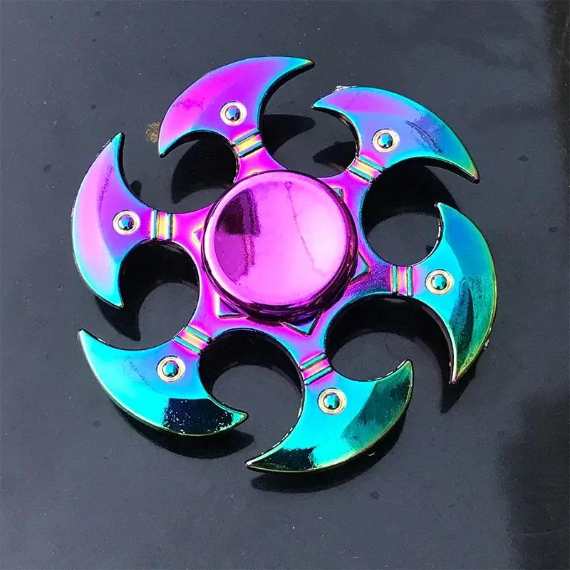 Metal Rainbow Fidget Spinner EDC Hand Spinner Anti-Anxiety Toy for Spinners Focus Relief Stress ADHD Finger Spinner Kids Toys - NTKSTORE