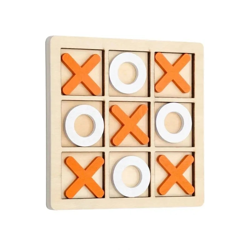 Montessori Play Game Wooden Toy Mini Chess Interaction Puzzle Training Brain Learing Early Educational Toys For Children Kids - NTKSTORE