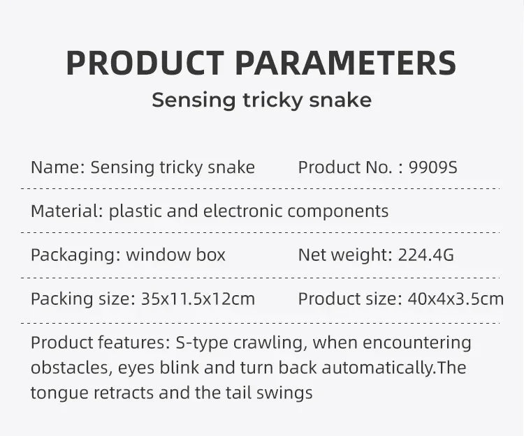 Smart Sensing Cat Toys Interactive Automatic Eletronic Snake Cat Teaser Indoor Play Kitten Toy USB Rechargeable for Cats Kitten - NTKSTORE