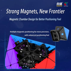 [ECube] Diansheng FTO Magnetic Cube Galaxy Cluster Face Turning Octahedron Magnetic Magic Speed Educational Puzzle Toy Gift - NTKSTORE