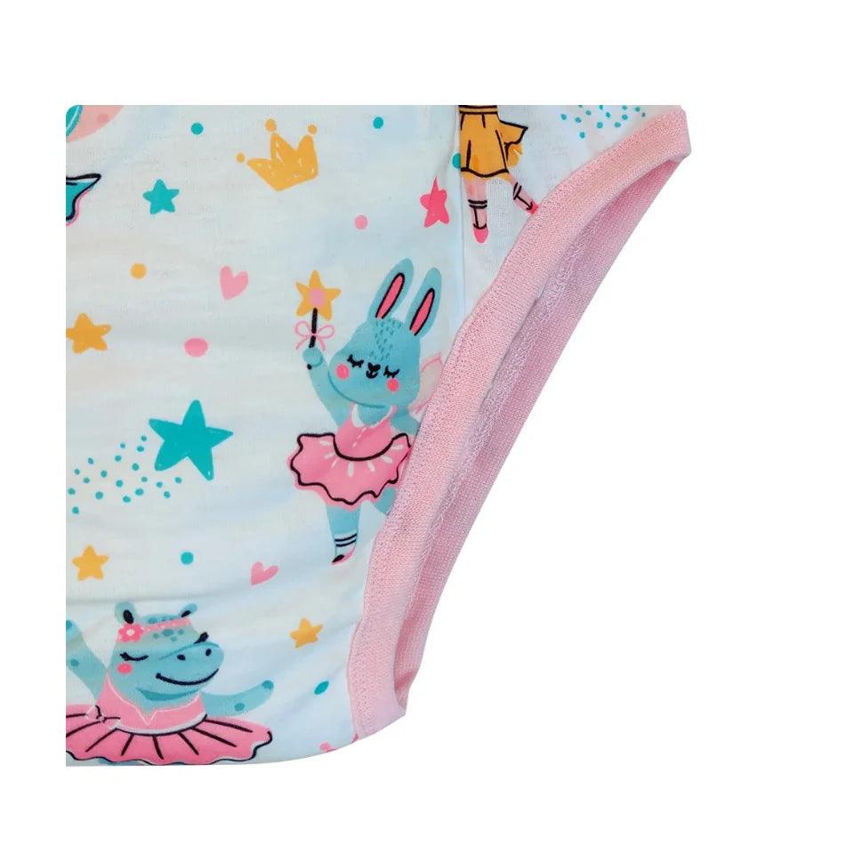 Pink dancing ballet bunny Waterproof Adult Baby Traning Pants DDLG Reusable Nappies Adult Aloth Diaper Potty Underweaer Panties - NTKSTORE