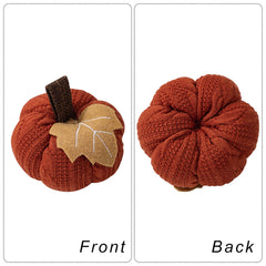 3Pcs Knitted Pumpkin Pendants Mini Pumpkin Hanging Ornaments Fall Table Decoration for Autumn Harvest Thanksgiving Scene Decor - NTKSTORE