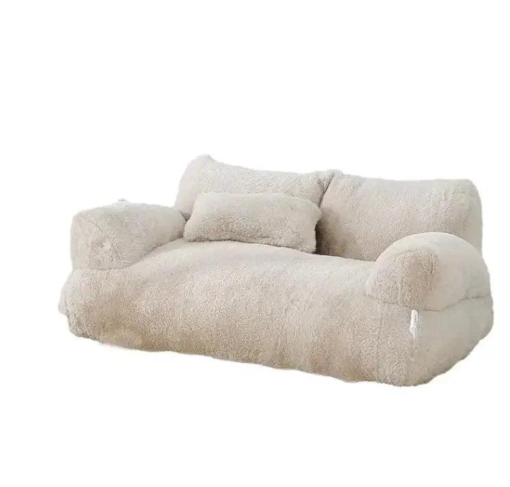 Cat sofa bed Plush Dog Sofa Beds Washable Warm Pet Dog Nest Cat Beds Thicken Comfortable Cushion Dog Sleep Cat Furniture - NTKSTORE