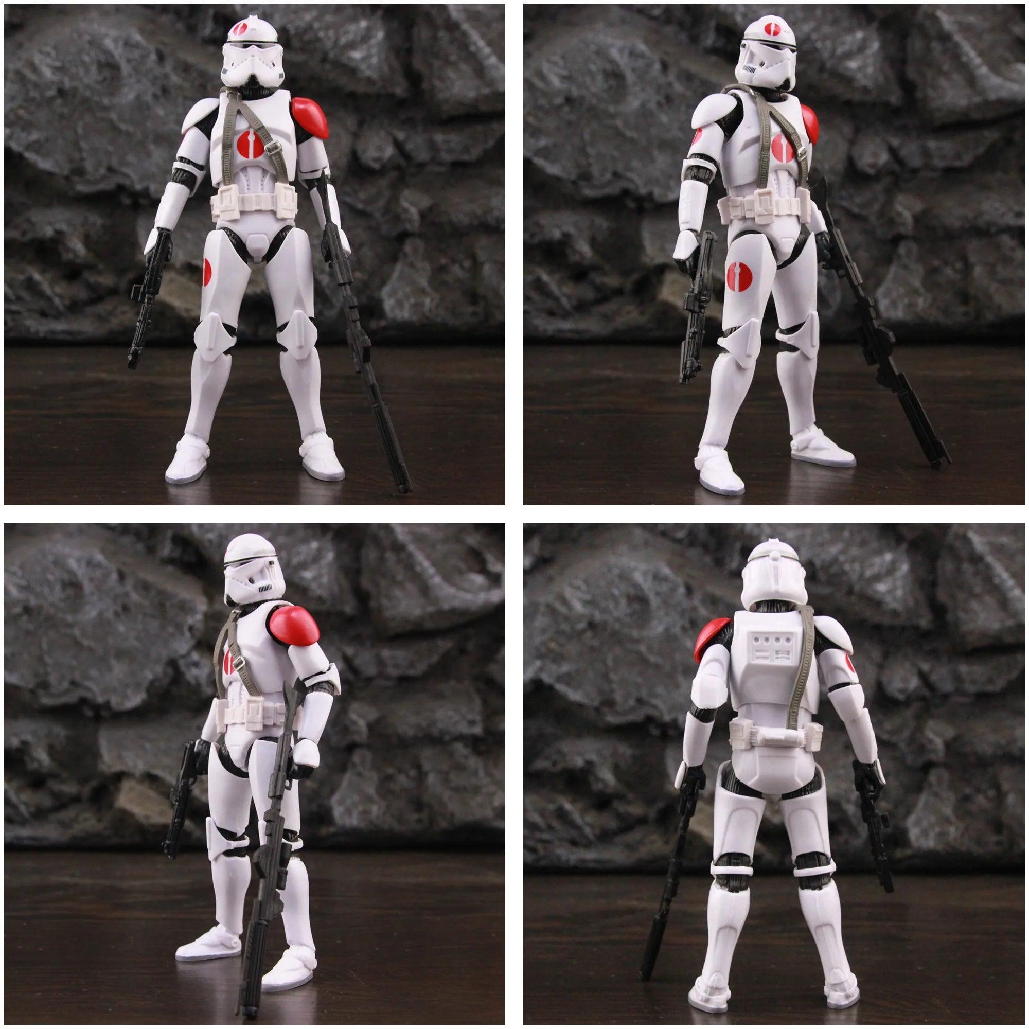 New Body - Star Wars 91st Mobile Reconnaissance Corps Commander Neyo Lieutenant Jester Recon Trooper 6" Action Figure Clone Toys - NTKSTORE