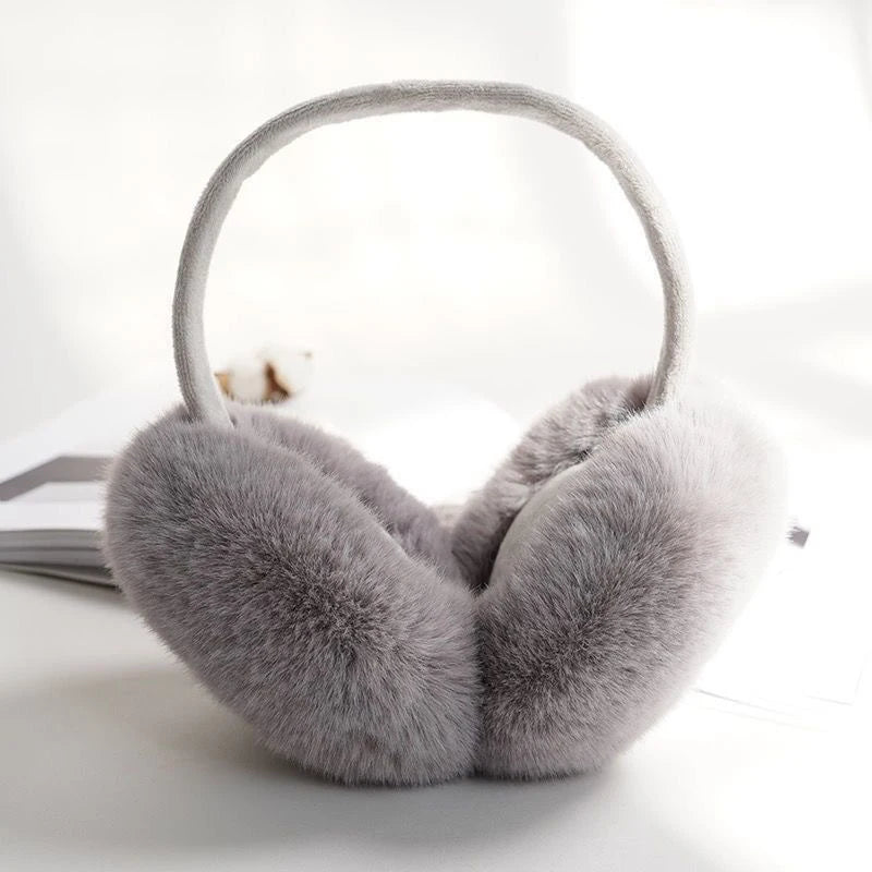 Warm Plush Foldable Earmuff Women Winter Student Outdoor Windproof Ear Cover Ear Warmer Winter Accessories Wholesale - NTKSTORE